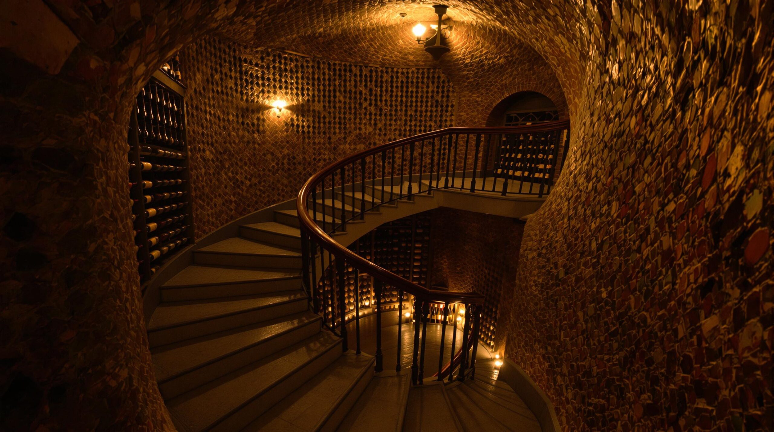 Cave à vin sous escalier : astuces et esthétique 9 Wine cellar with spiral staircase
