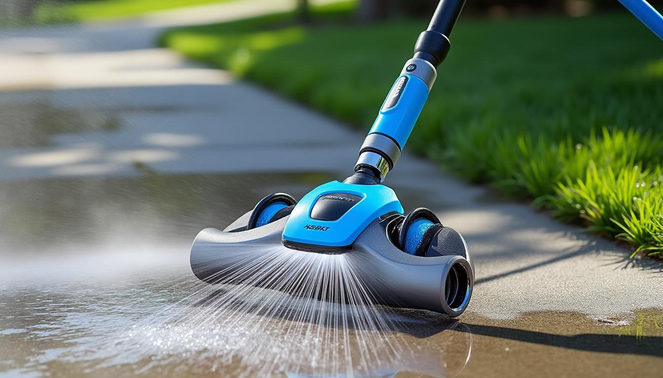 découvrez l'hydroblaster x7, votre allié pour un nettoyage haute-pression rapide et efficace. éliminez facilement la saleté et les taches tenaces grâce à sa puissance inégalée et à ses fonctionnalités innovantes. transformez votre extérieur avec un nettoyage professionnel en un clin d'œil.