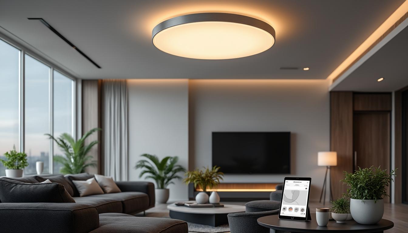découvrez luminalight connect, le plafonnier intelligent qui révolutionne votre espace. grâce à ses fonctionnalités avancées et son design élégant, créez l'ambiance parfaite en optimisant la lumière selon vos besoins. transformez votre intérieur avec luminalight connect.