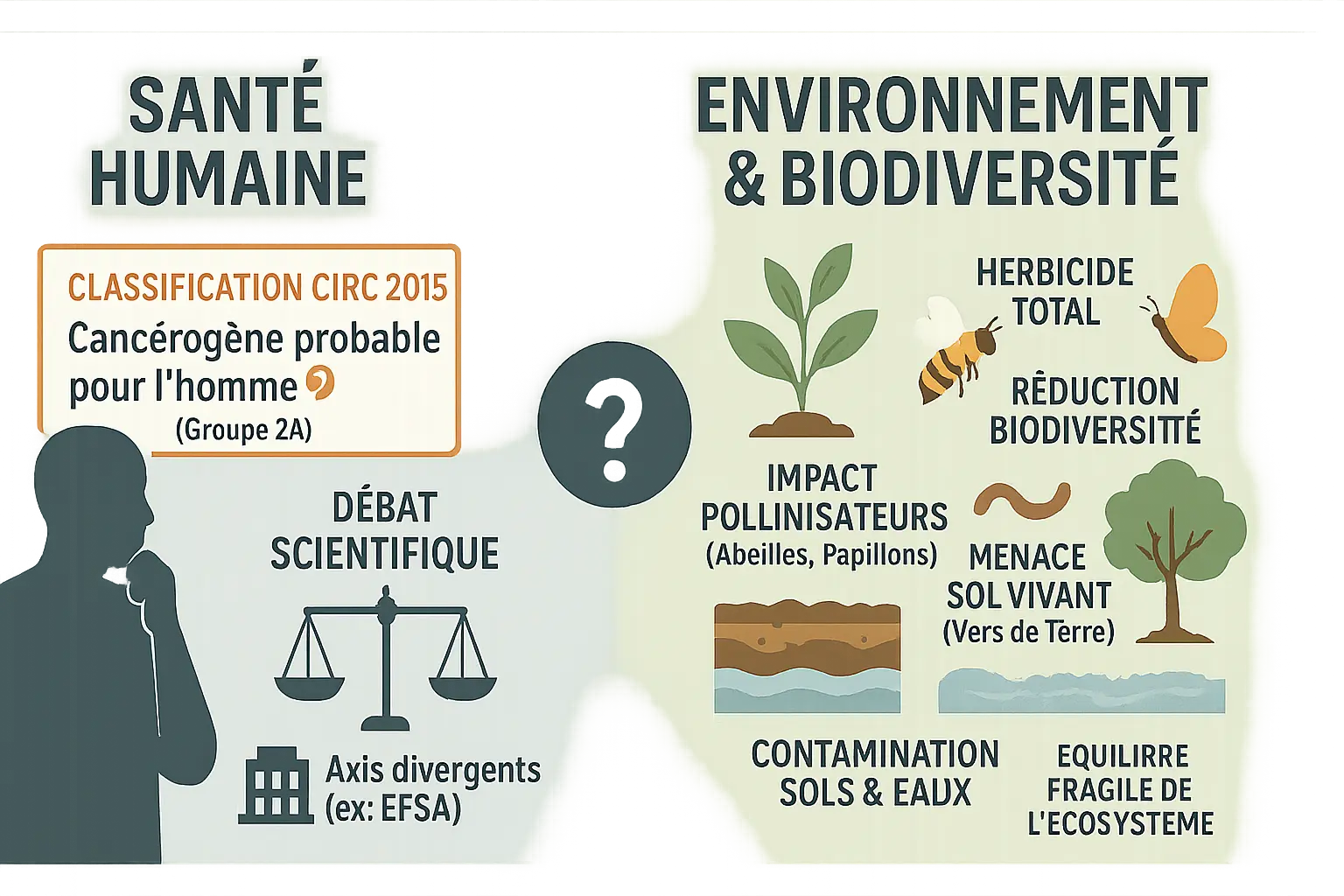 Désherber sans glyphosate : solutions alternatives 6 Illustration d'un jardinier utilisant des alternatives écologiques au glyphosate