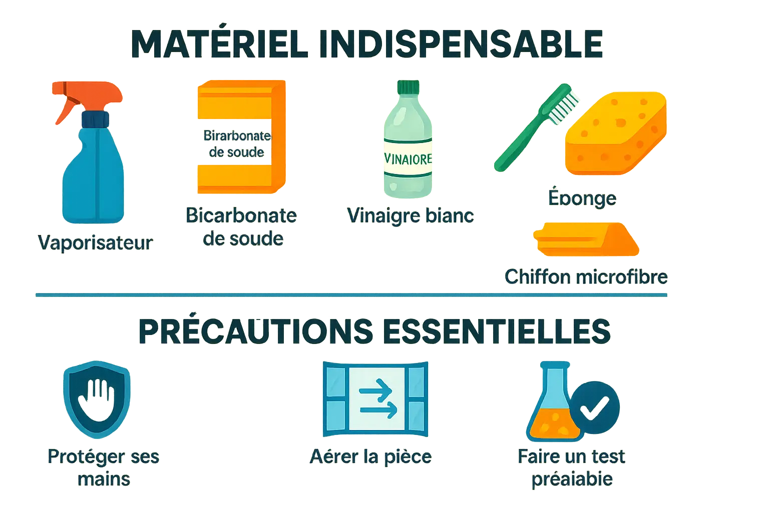 Nettoyage joint carrelage : 9 astuces efficaces 5 Préparation du nettoyage des joints de carrelage avec des produits naturels