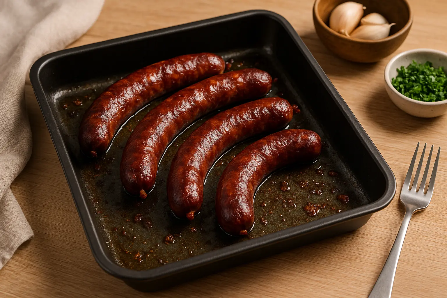 Figatelli au four : recette dorée et savoureuse