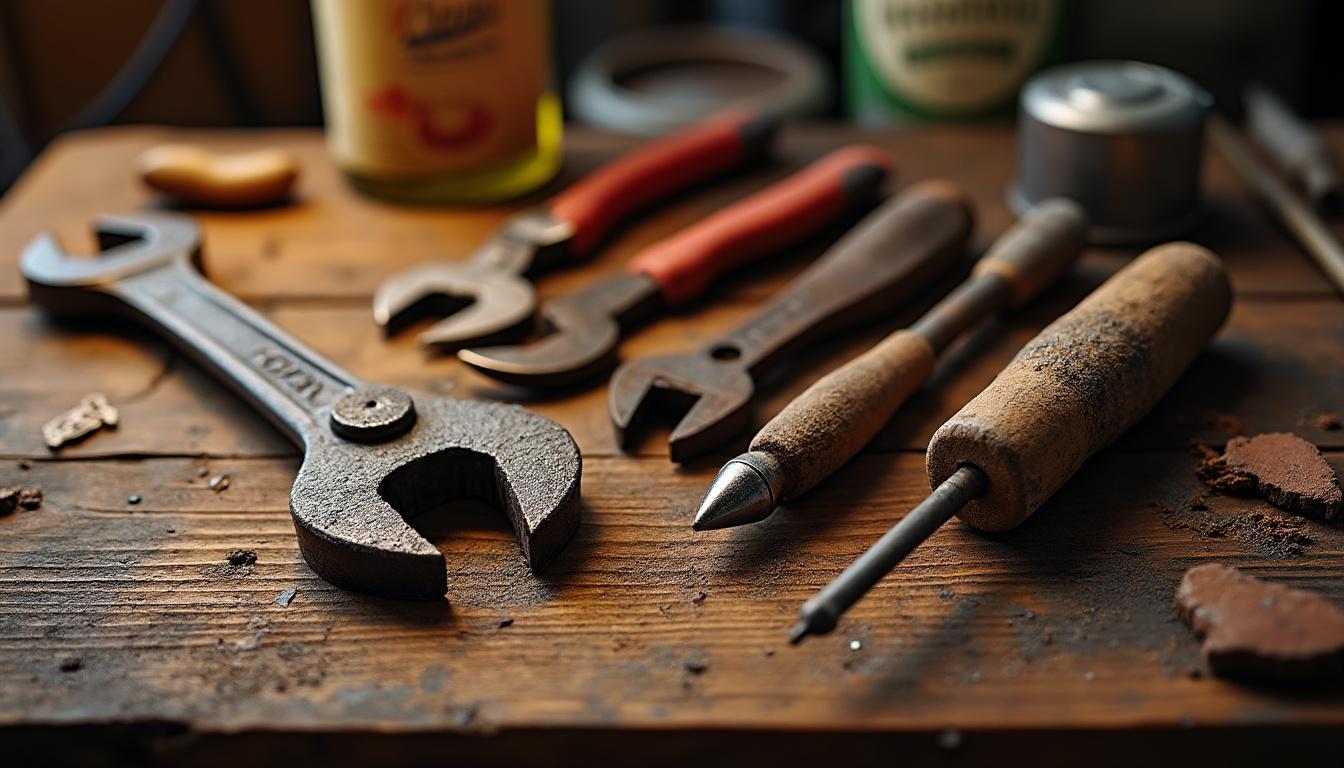 découvrez nos astuces efficaces et simples pour éliminer la rouille de vos outils et leur redonner toute leur performance rapidement.