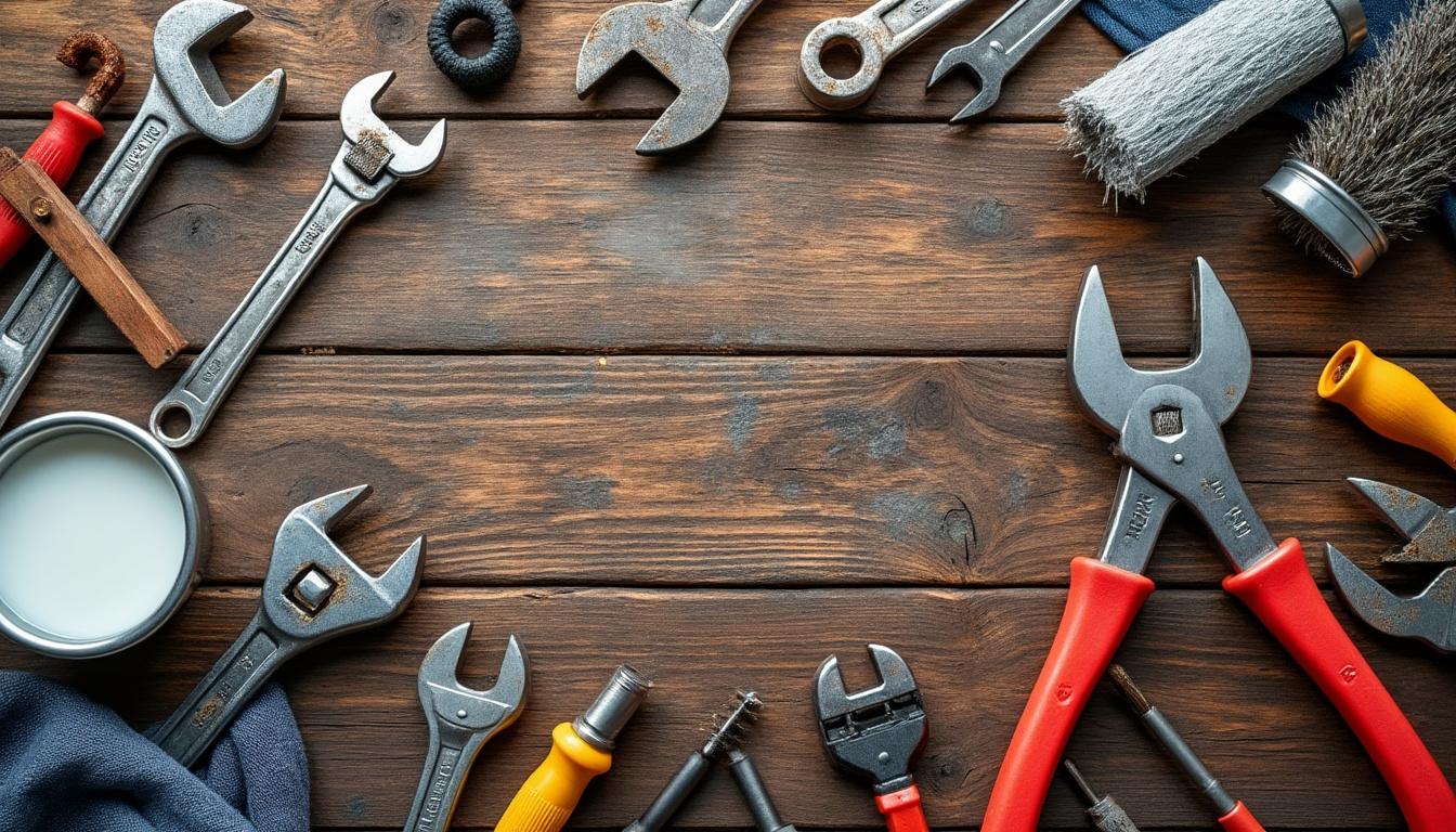 découvrez des astuces efficaces et simples pour éliminer la rouille de vos outils et prolonger leur durée de vie rapidement et sans effort.