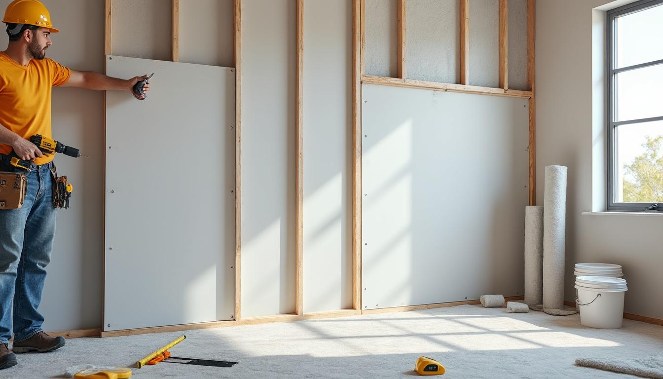 apprenez à doubler une cloison en placo grâce à nos techniques détaillées, conseils pratiques et estimation des coûts pour un projet réussi et économique.