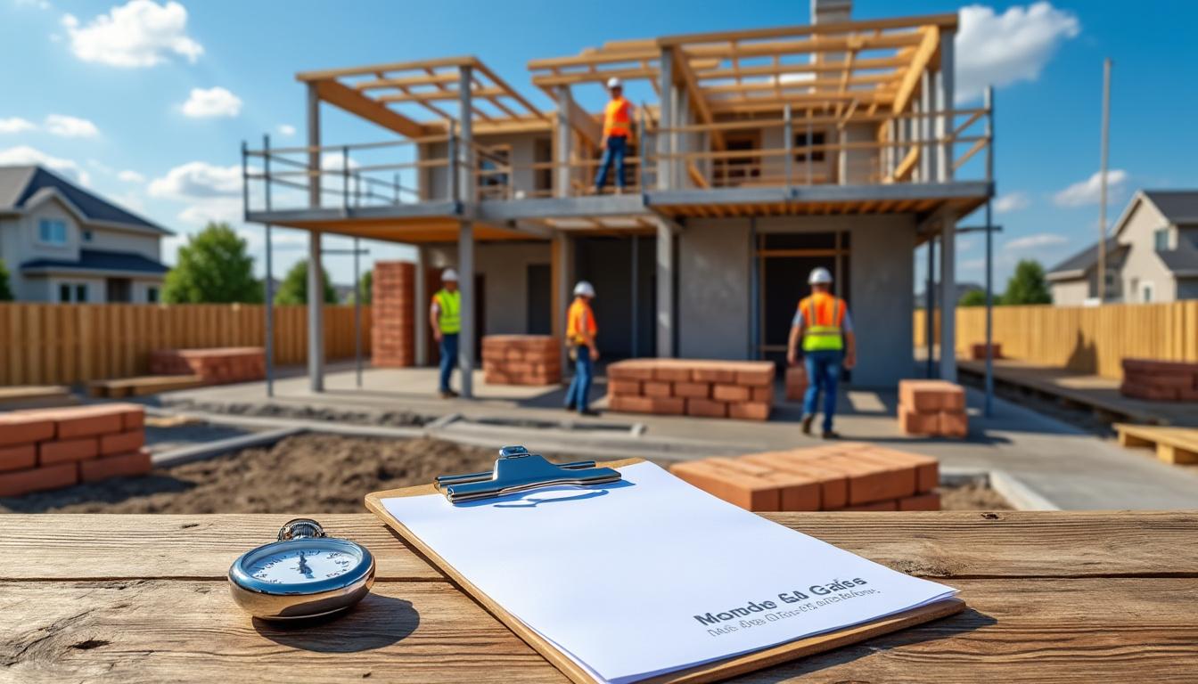 découvrez le délai moyen pour faire construire votre maison et les étapes clés du processus pour mieux planifier votre projet immobilier.