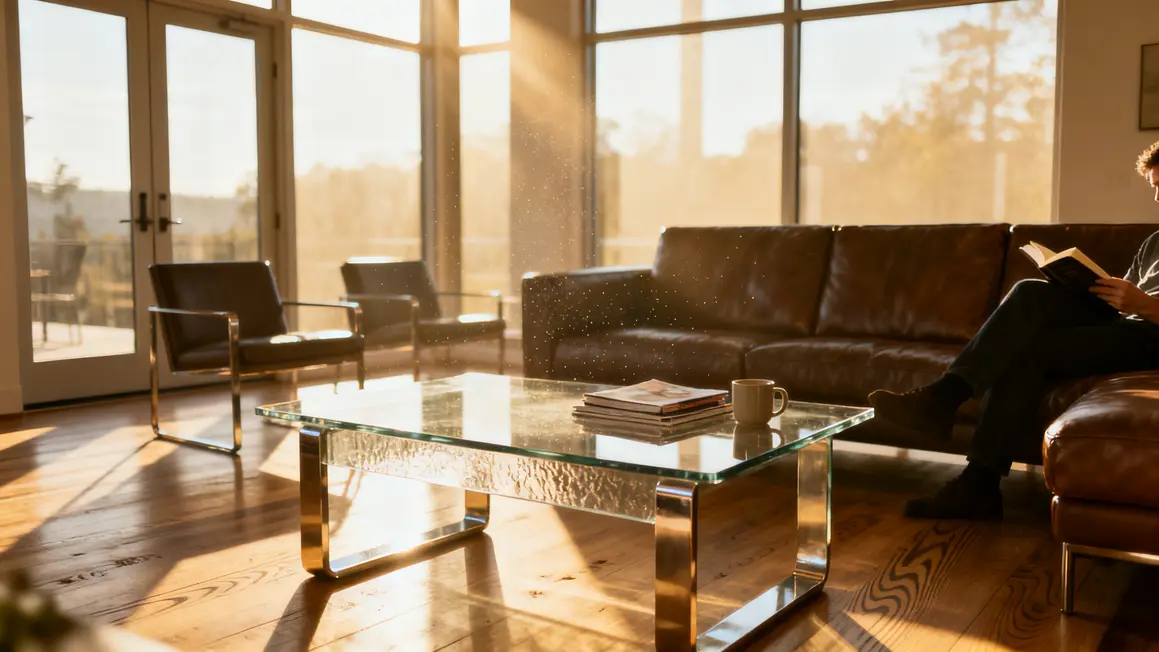 Bien choisir lumière naturelle : méthode simple et fiable en petit budget 3 Salon moderne agencement optimal lumière naturelle fenêtres dégagées