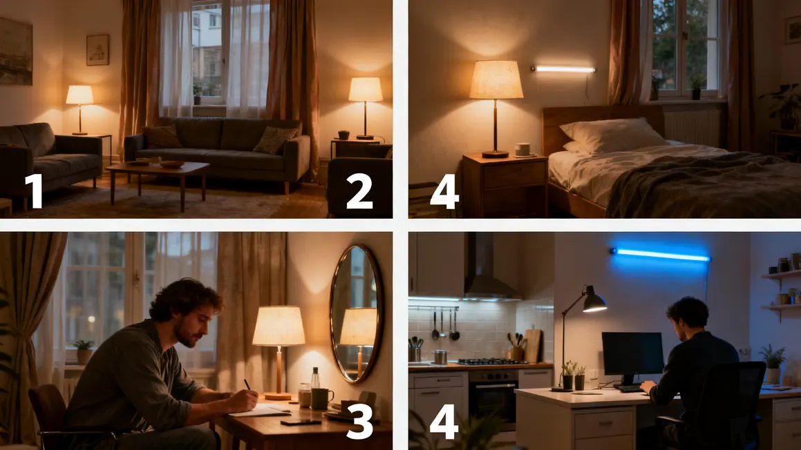 sources lumineuses salon chambre cuisine bureau petit budget