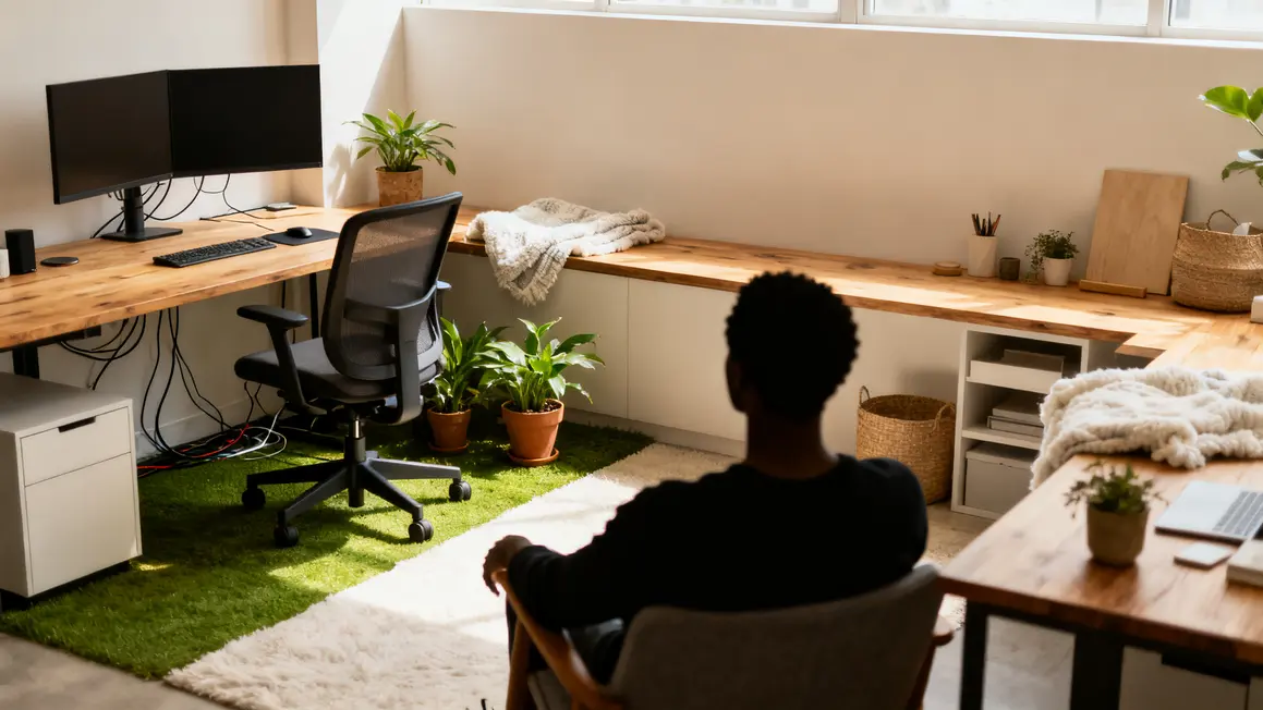 Bien choisir bureau calme : méthode simple et fiable 3 Bureau calme ergonomique spacieux zen