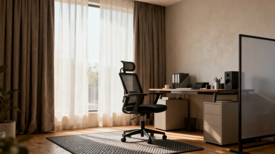 bureau calme : guide débutant sans jargon en petit budget 2 bureau calme minimaliste ergonomique accessoires rangés