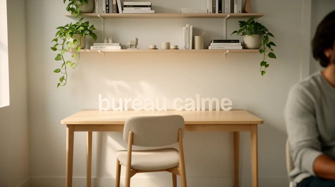 bureau calme : guide débutant sans jargon en petit budget 55 bureau calme lumineux et épuré petit espace