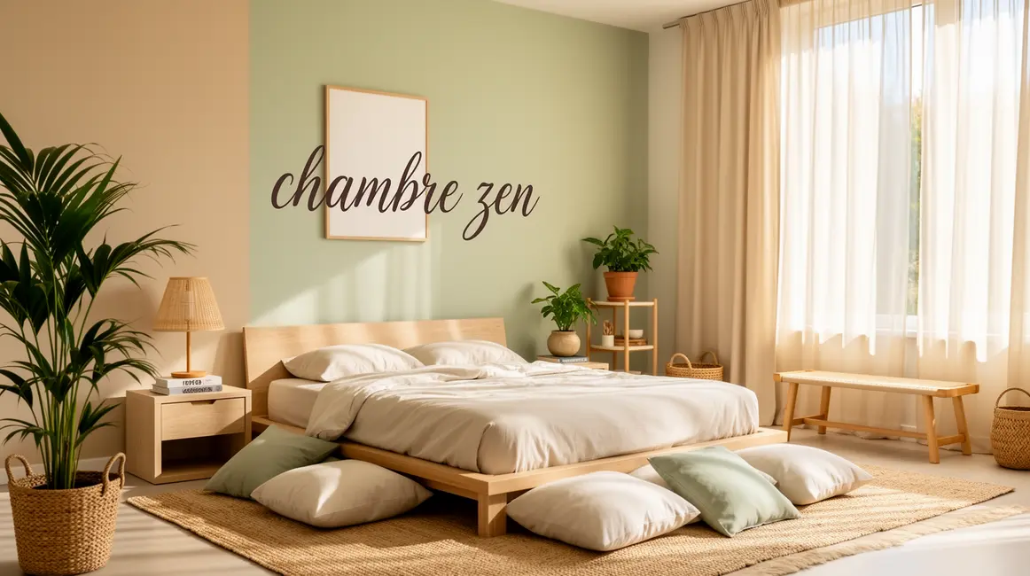 chambre zen : checklist avant de se lancer 32 chambre zen epuree avec mobilier bois clair et plantes
