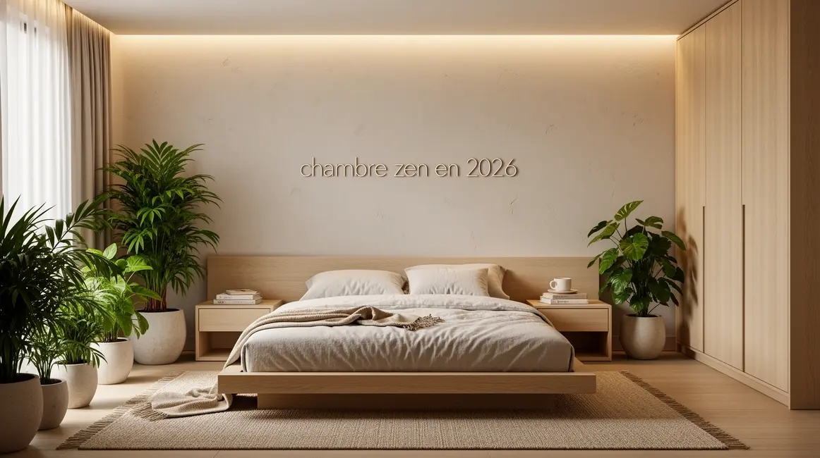 chambre zen en 2026 : points clés à connaître 58 chambre zen moderne 2026 avec design epure bois clair et textiles naturels
