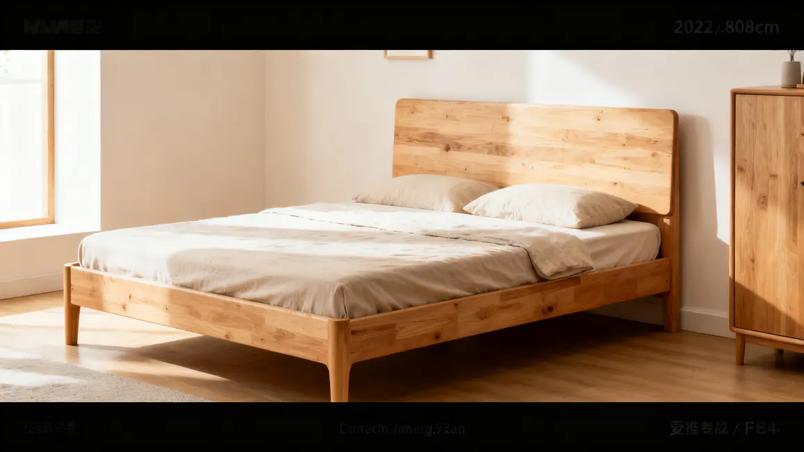 chambre zen : erreurs fréquentes à éviter 3 Lit bois bien placé chambre zen ambiance paisible