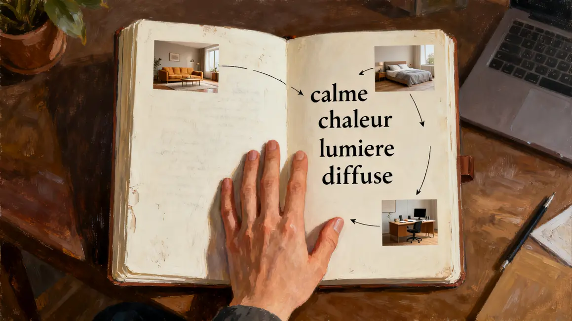 décoration douce : questions à se poser avant d’agir 2 Carnet mots-cles clarification besoins decoration douce