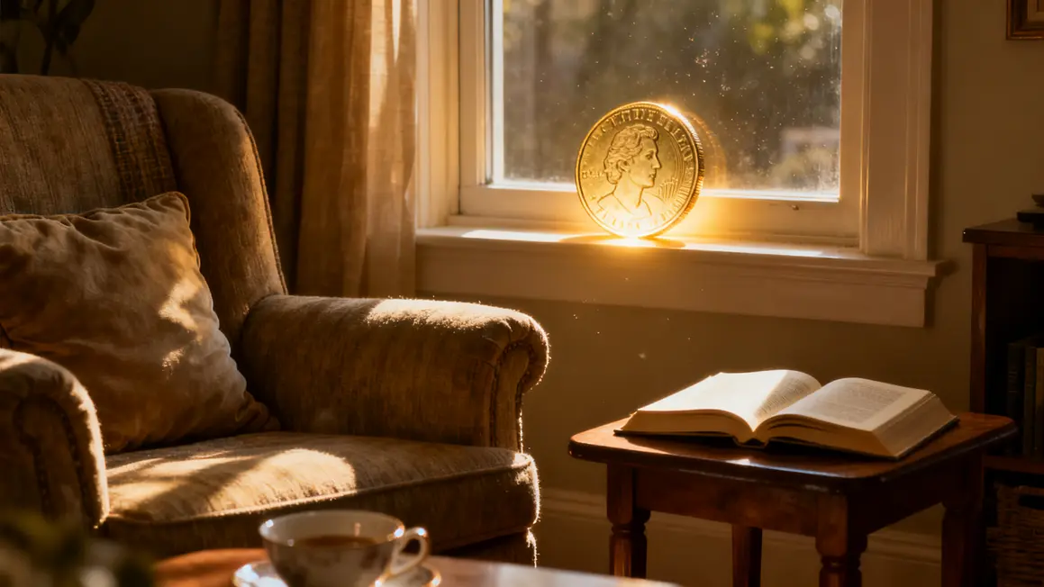 coin lecture sous fenêtre, fauteuil et table, ambiance calme