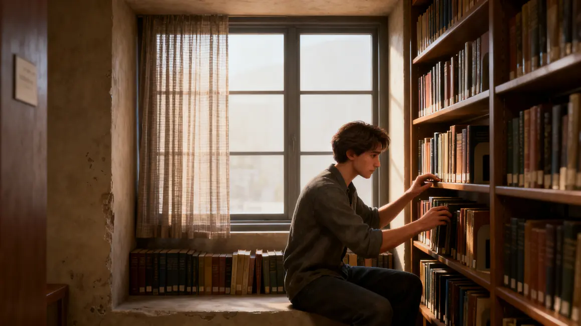 coin lecture calme fenêtre étagère livres