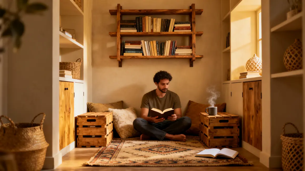 Comment réussir coin lecture étape par étape en petit budget 3 coin lecture rangement livres caisses bois etagere panier
