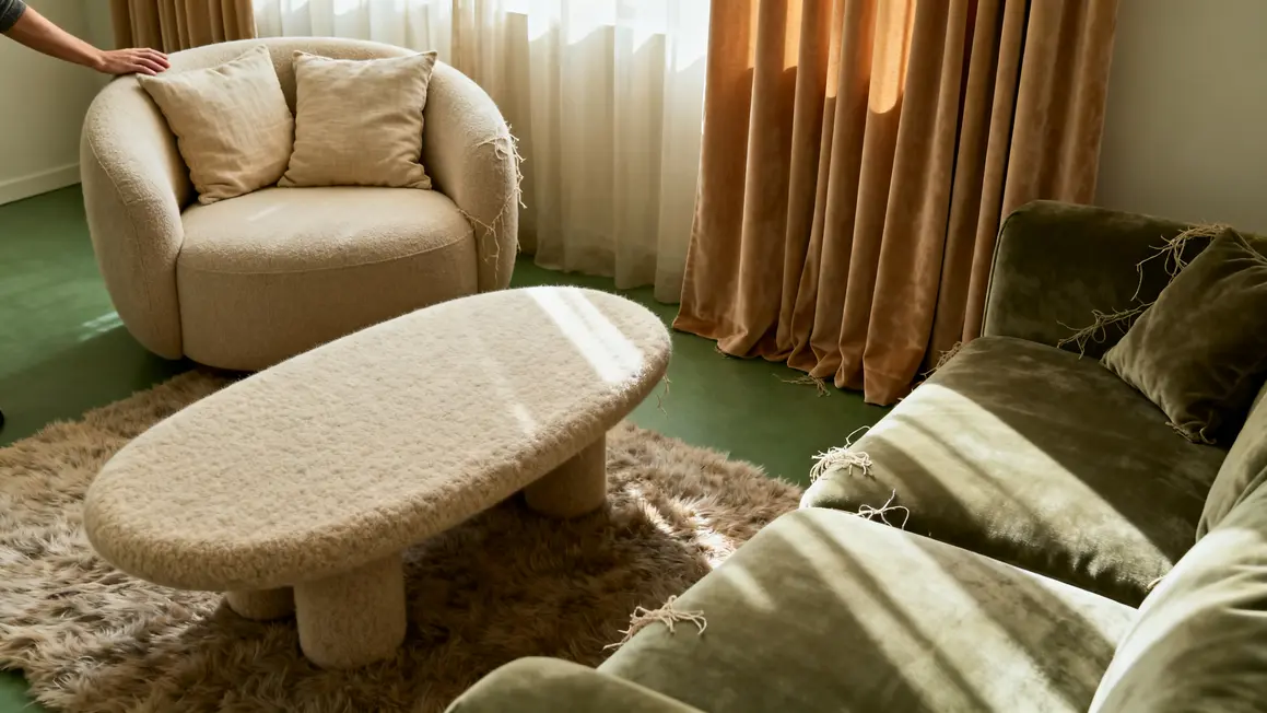 Bien choisir décoration douce : méthode simple et fiable en petit budget 2 decoration douce fauteuil ovale lin velours coin salon