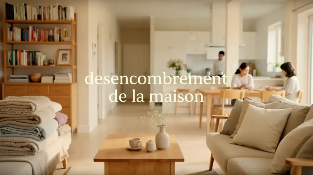 maison rangee ambience paisible desencombrement