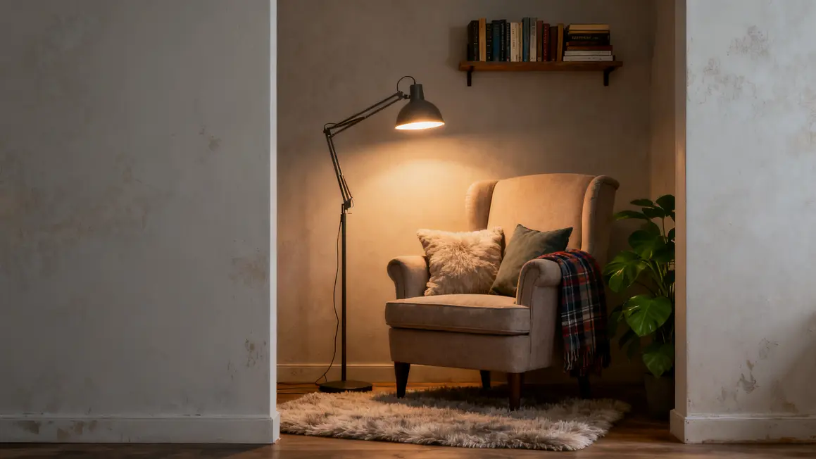coin lecture : comparatif des options possibles 2 Petit coin lecture fauteuil moelleux lampe livres