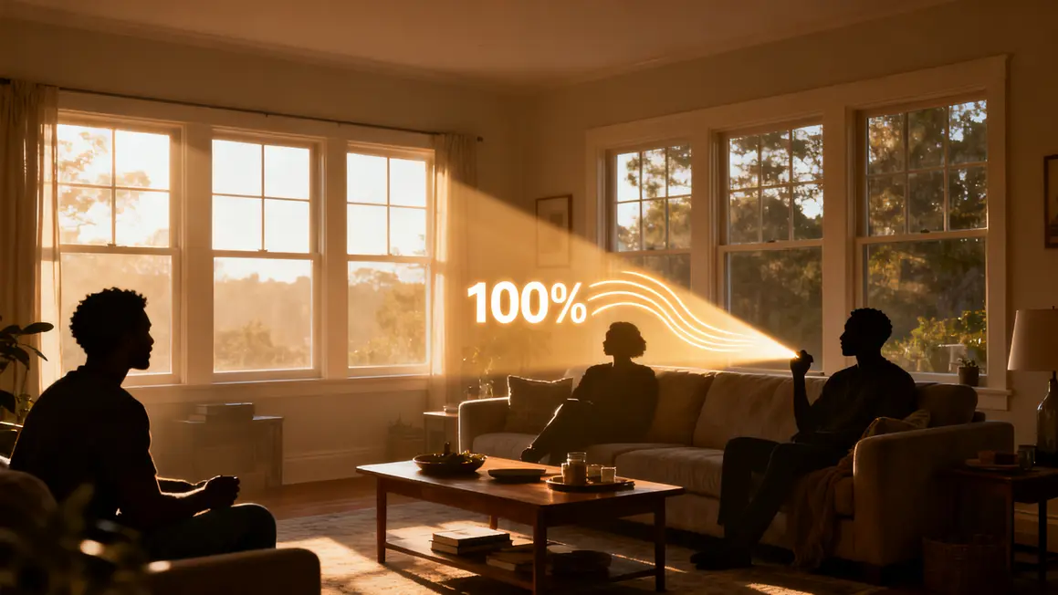 lumière naturelle : plan d’action simple et réaliste 2 piece de vie lumineuse energie silhouettes activité chiffres