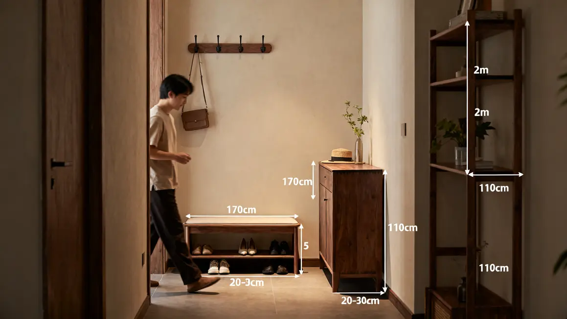 rangement de l’entrée : critères de choix vraiment utiles en petit budget 3 entrée étroite optimisation espace meuble chaussures patère étagère