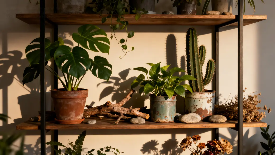 Plantes robustes et déco naturelle pour décoration douce