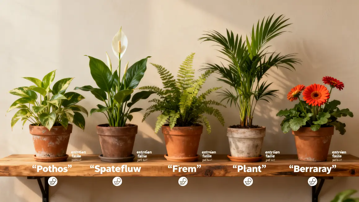 plantes dépolluantes : bonnes pratiques pour un résultat durable en petit budget 3 Tableau plantes depolluantes entretien facile