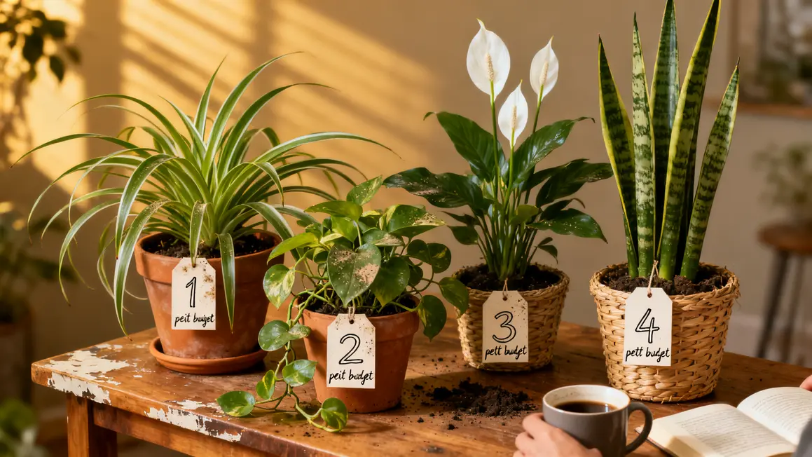 plantes dépolluantes : checklist avant de se lancer en petit budget 3 plantes dépolluantes accessibles petit budget
