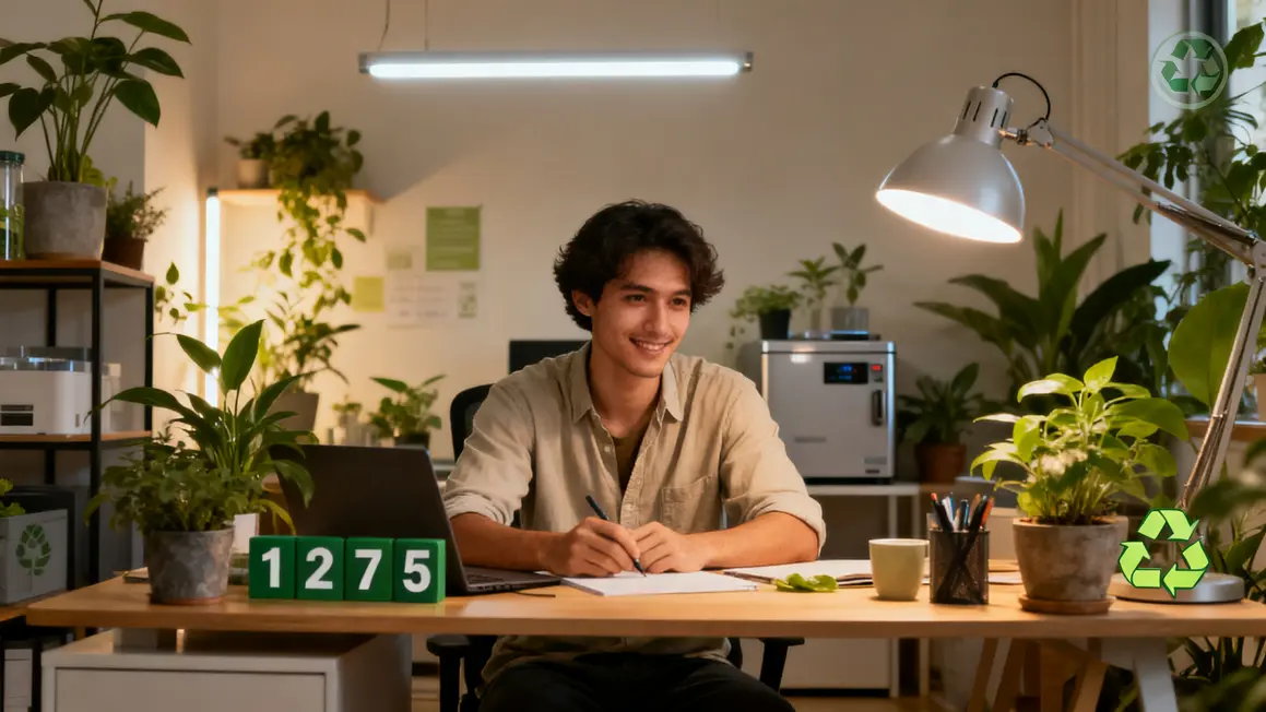 bureau calme : bonnes pratiques pour un résultat durable 3 espace bureau calme avec écoresponsabilité plantes led