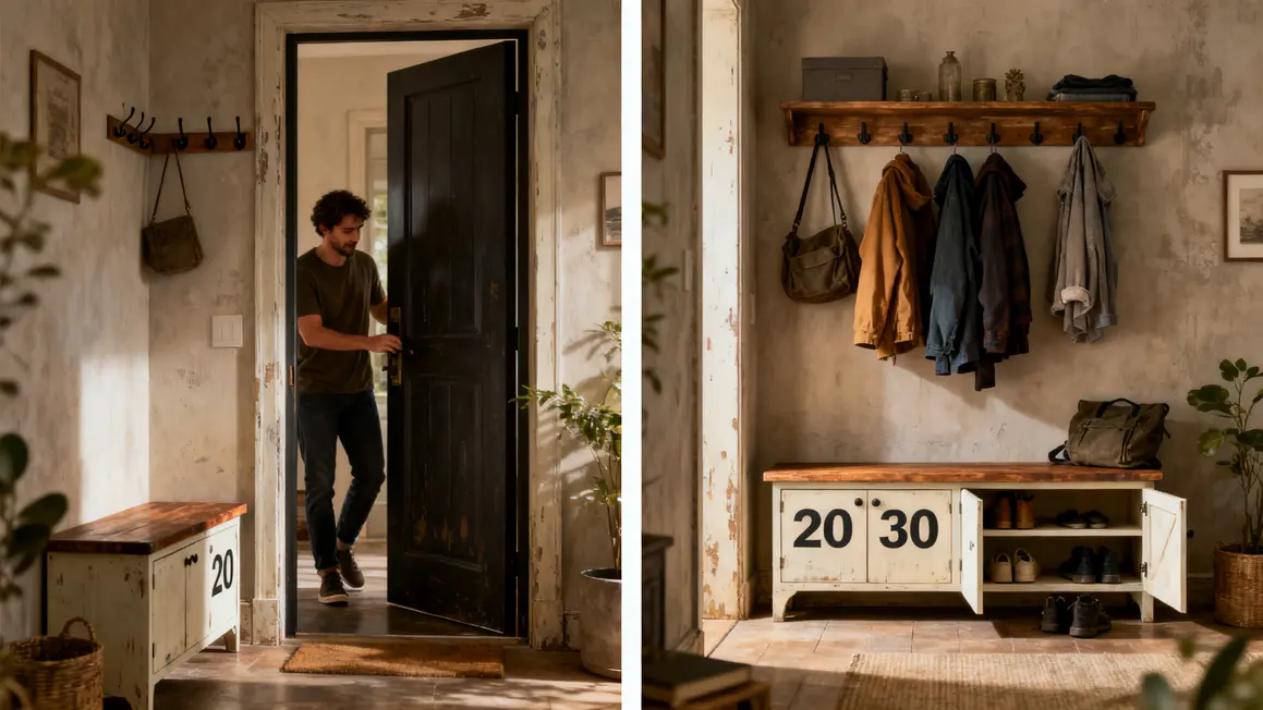 rangement de l’entrée : guide pratique pour bien commencer 3 Image rangement de l entree petite et grande solutions meuble profond patere vestiaire