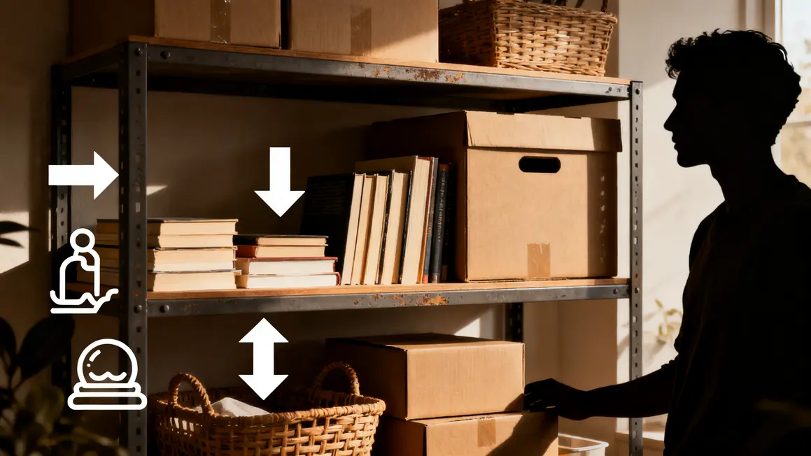 rituel de rangement : guide pratique pour bien commencer en petit budget 2 routine quotidienne rangement étagère objets ordonnés