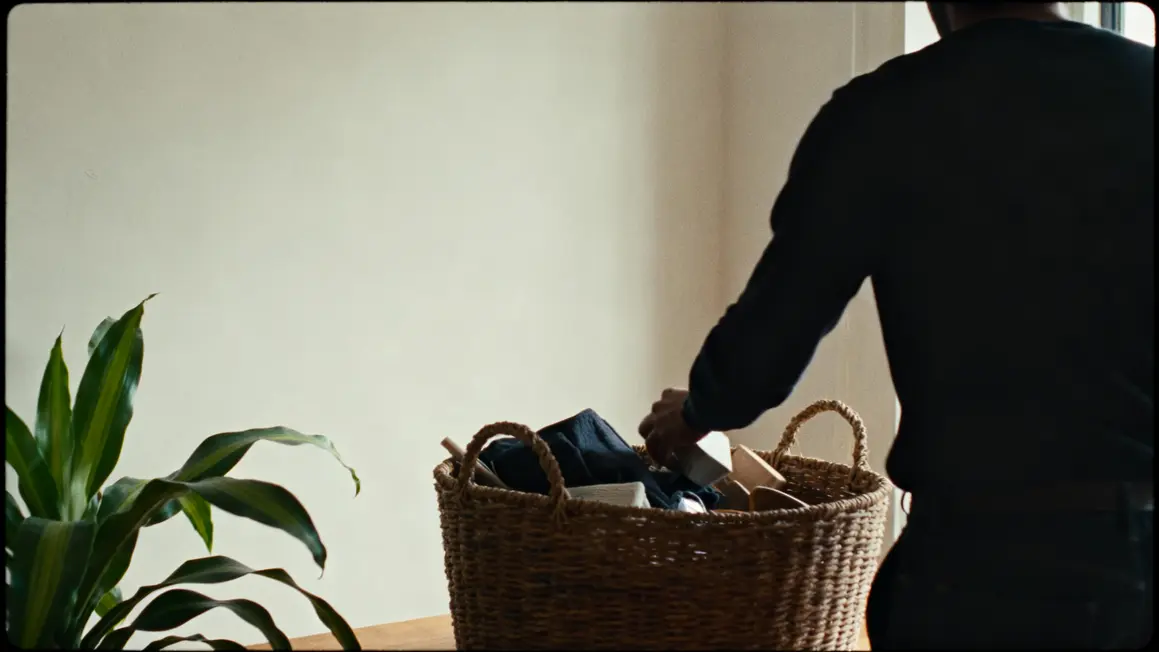 rituel de rangement : plan d’action simple et réaliste 2 pièce épurée panier rituel de rangement bien-être