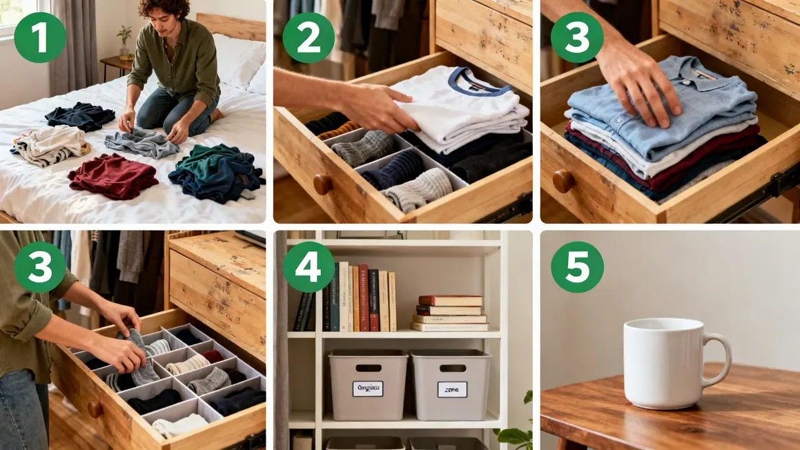 rituel de rangement : comparatif des options possibles 3 rituel de rangement infographie des cinq methodes