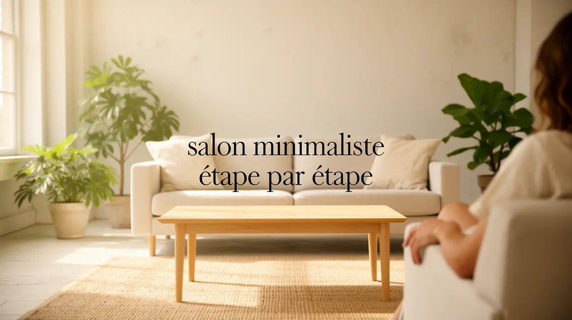Comment réussir salon minimaliste étape par étape 26 scene salon minimaliste lumineux mobilier epure plantes