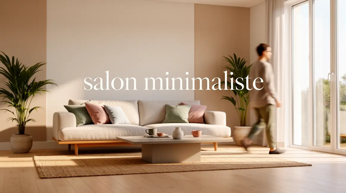 salon minimaliste : erreurs fréquentes à éviter en petit budget 40 Salon minimaliste moderne clair avec plantes et déco épurée