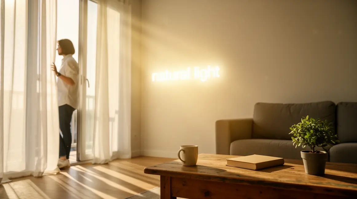 piece lumineuse murs clairs voilages blancs lumiere naturelle