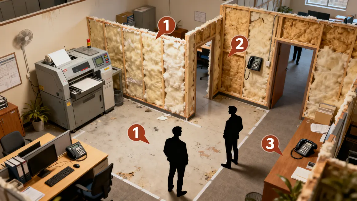 bureau calme : priorités à vérifier en premier 2 cartographie bruit au bureau calme