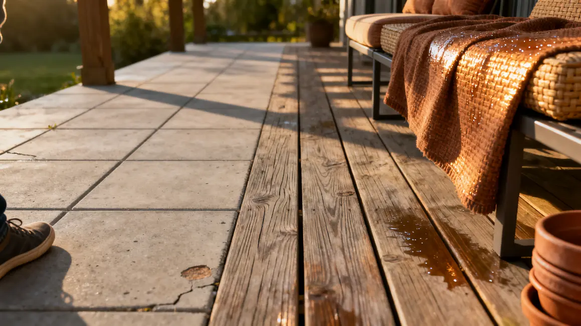 jardin détente : erreurs fréquentes à éviter 3 Terrasse jardin détente avec matériaux antidérapants et mobilier résistant