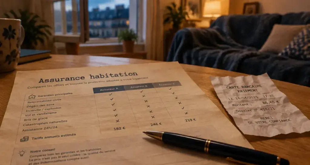Assurance habitation pas cher France comparatif 2026, 64 € d’appel