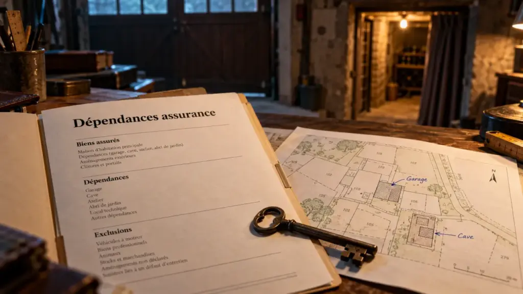 Dépendance assurance habitation : dossier pour garage déclaré et plan