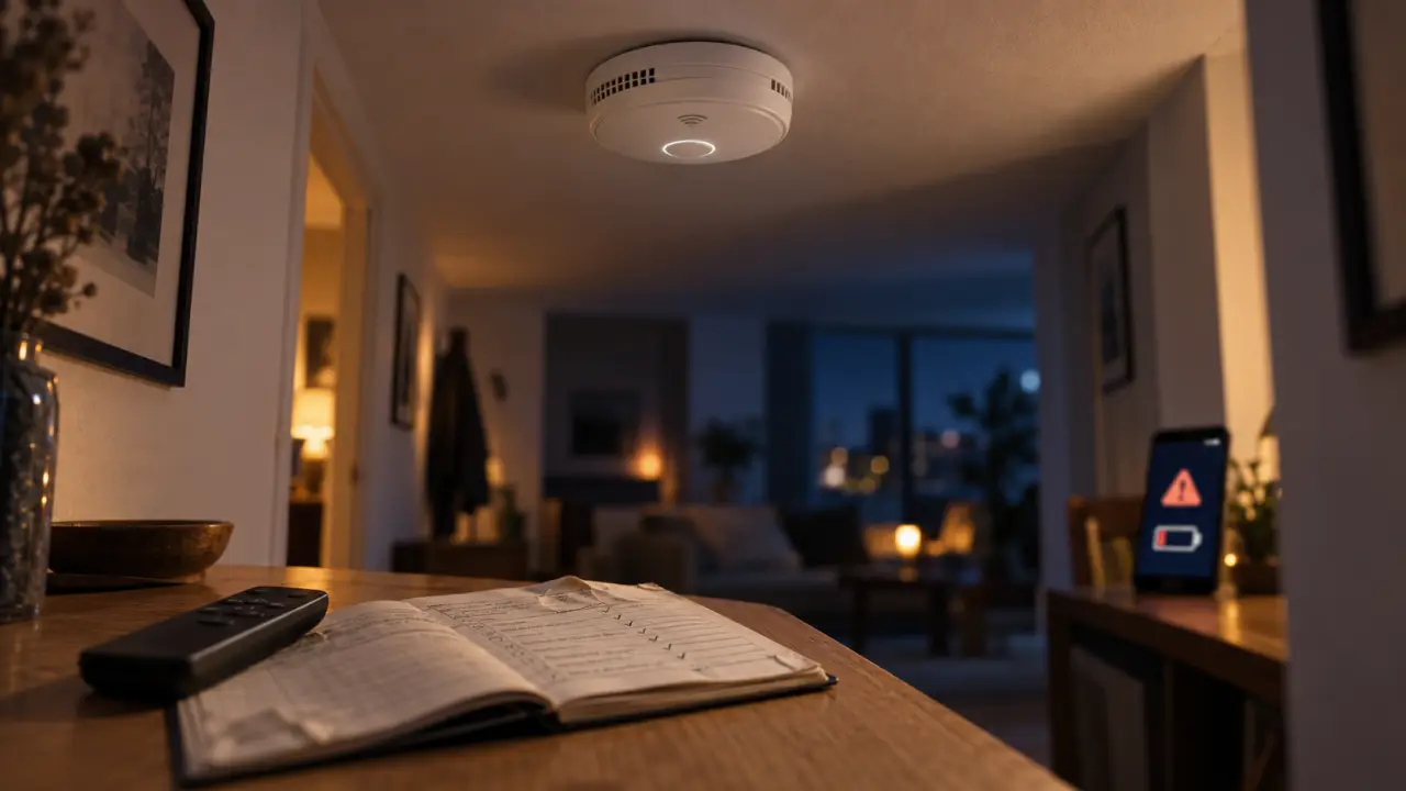 Détecteur de fumée connecté : alerte à distance sur smartphone