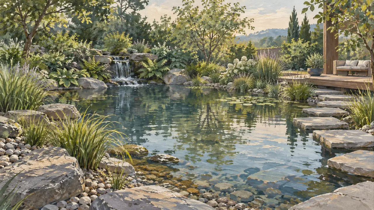 Idée d’aménagement de bassin extérieur : des berges vivantes et une eau plus claire 45 Idée aménagement bassin extérieur : berges vivantes et eau claire
